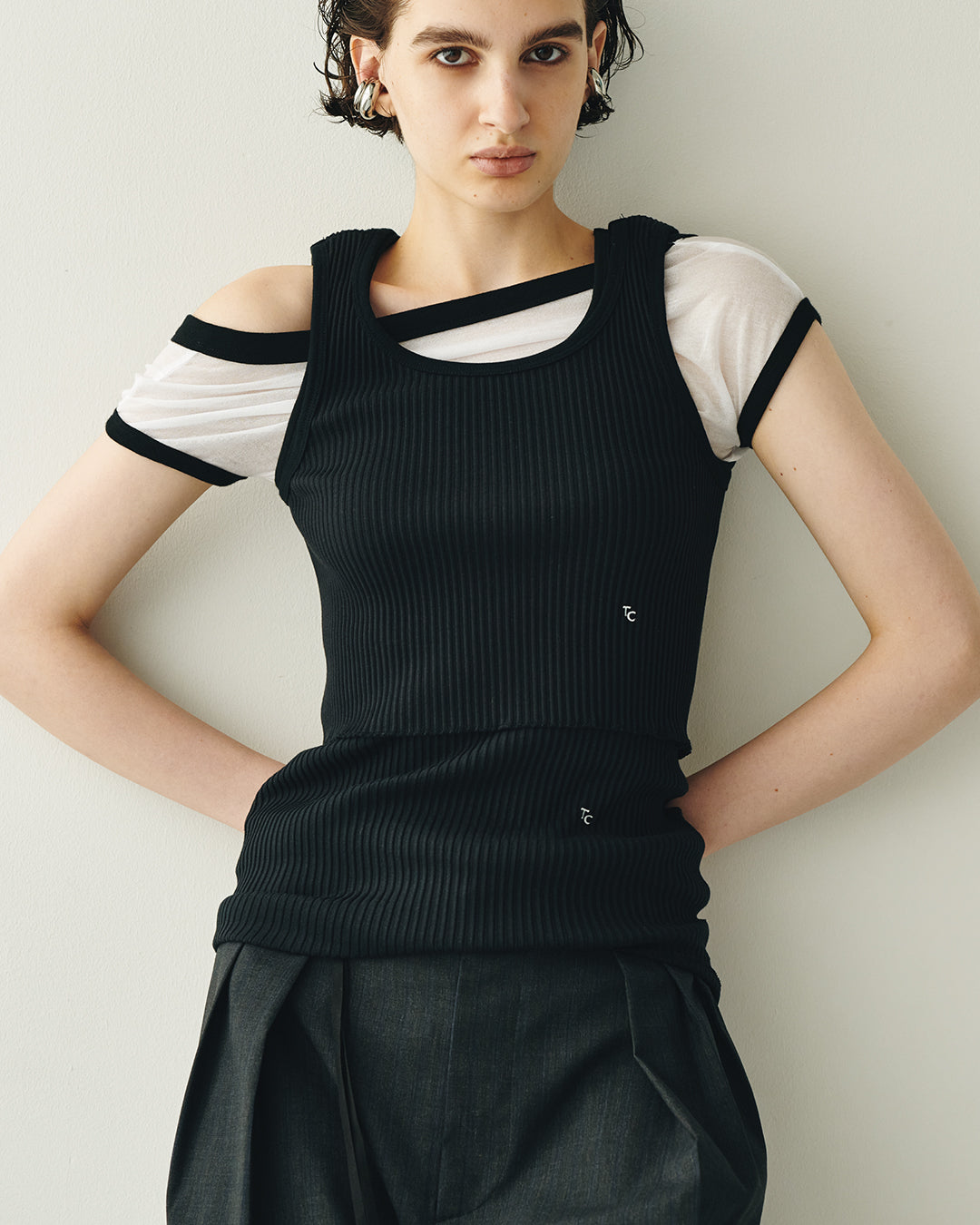 超人気TanC TOKYO STRIPEPOLO ROMPERS トップス 超人気TanC TOKYO STRIPEPOLO ROMPERS トップス