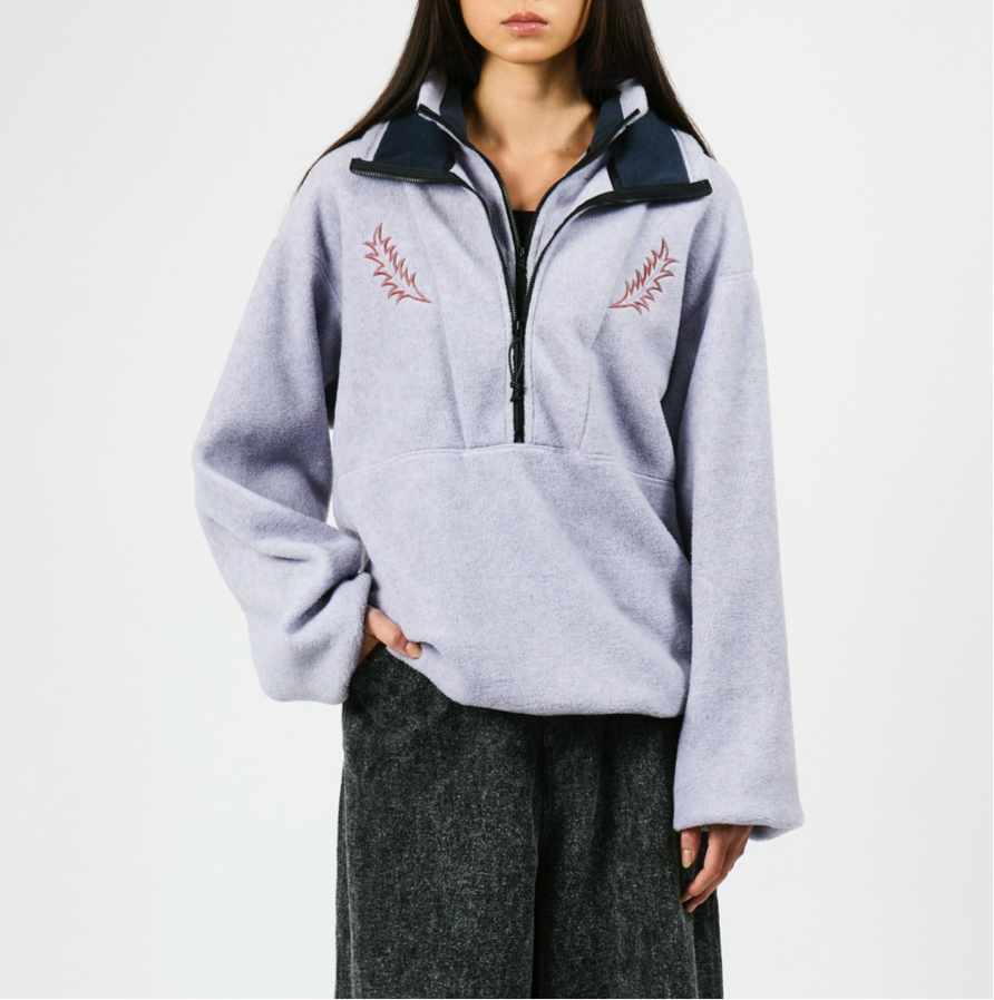 ドゥムフリース ハーフジップフリース ウィメンズ(M ベージュ): トップス｜Right-on