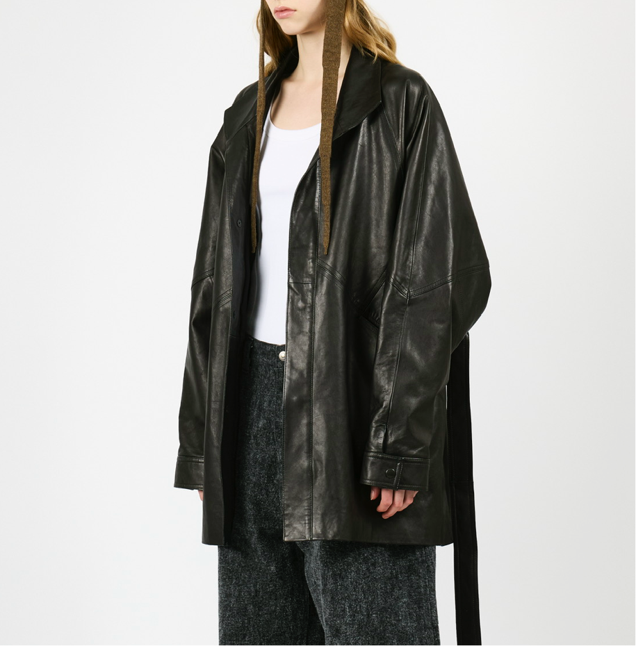 JANEAMARANTH レザートリムコート LAMB DOLMAN CITY COAT – TanC TOKYO