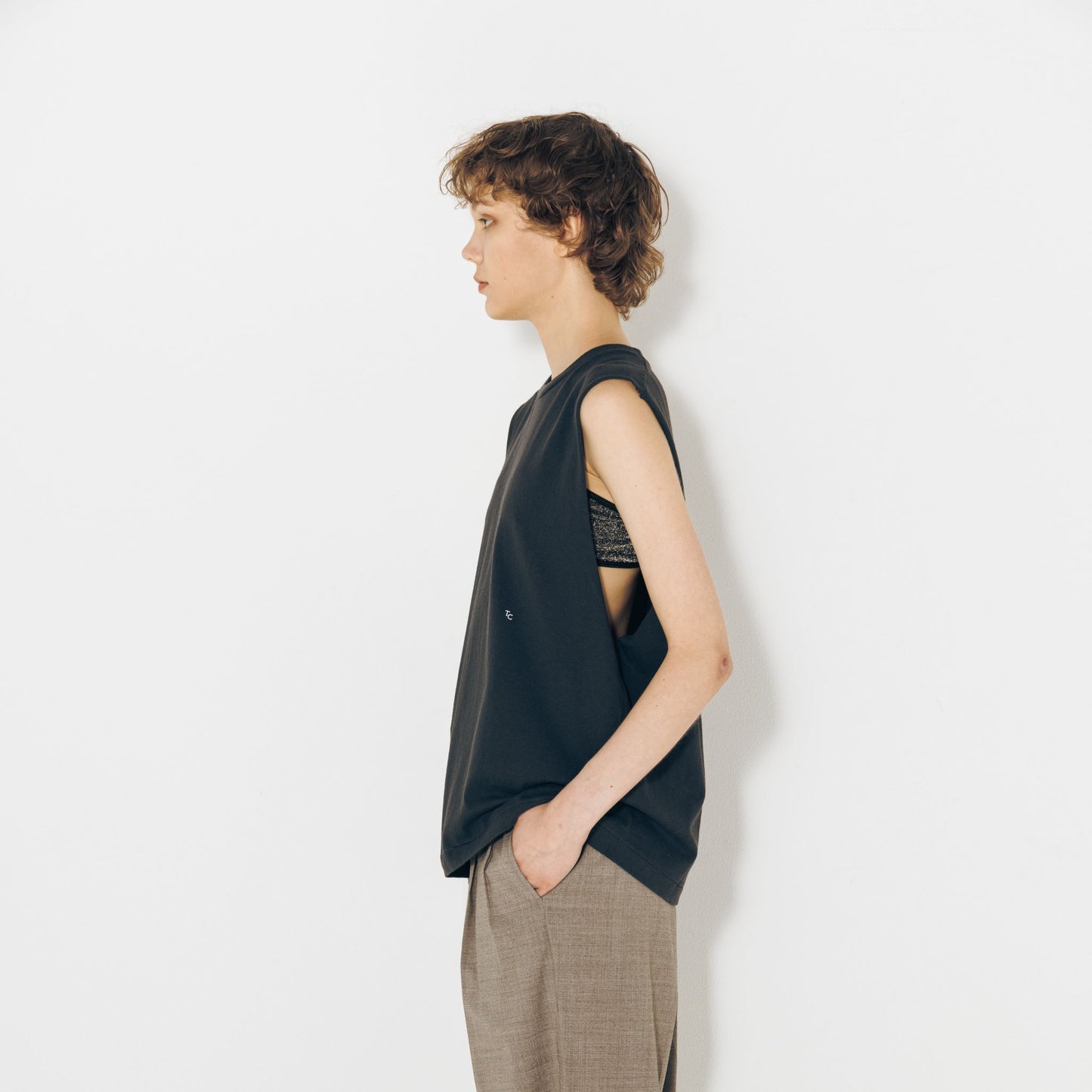 J.M TOP GRAY