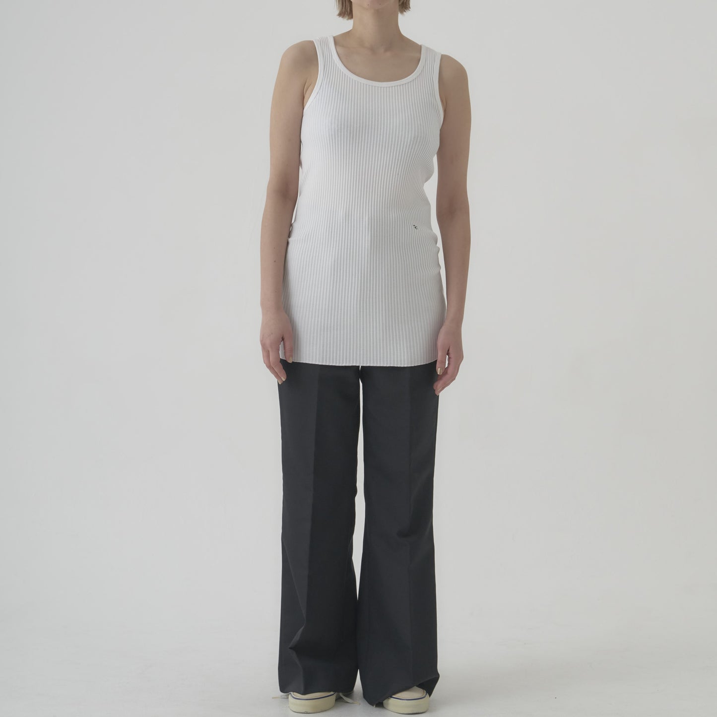 SKIN TOP LONG BLACK