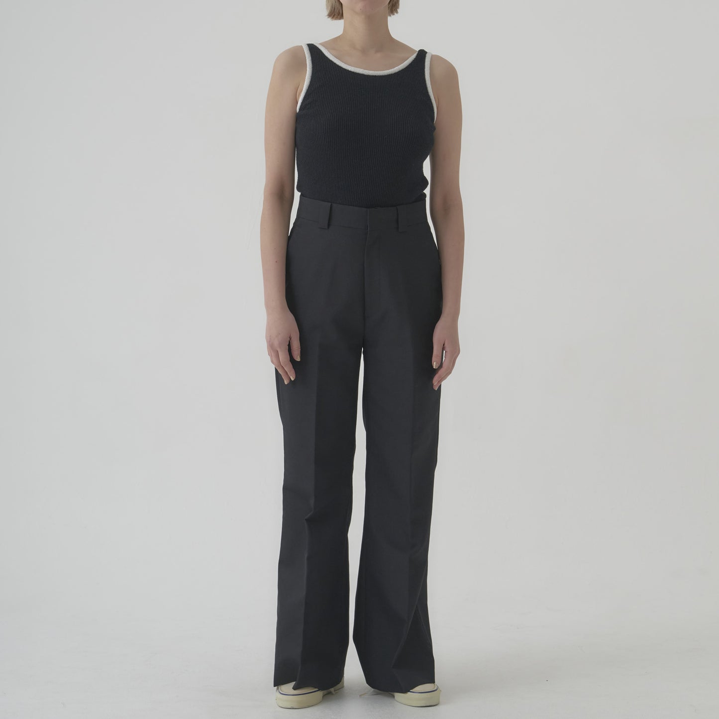 RIB SKIN SUIT BLACK