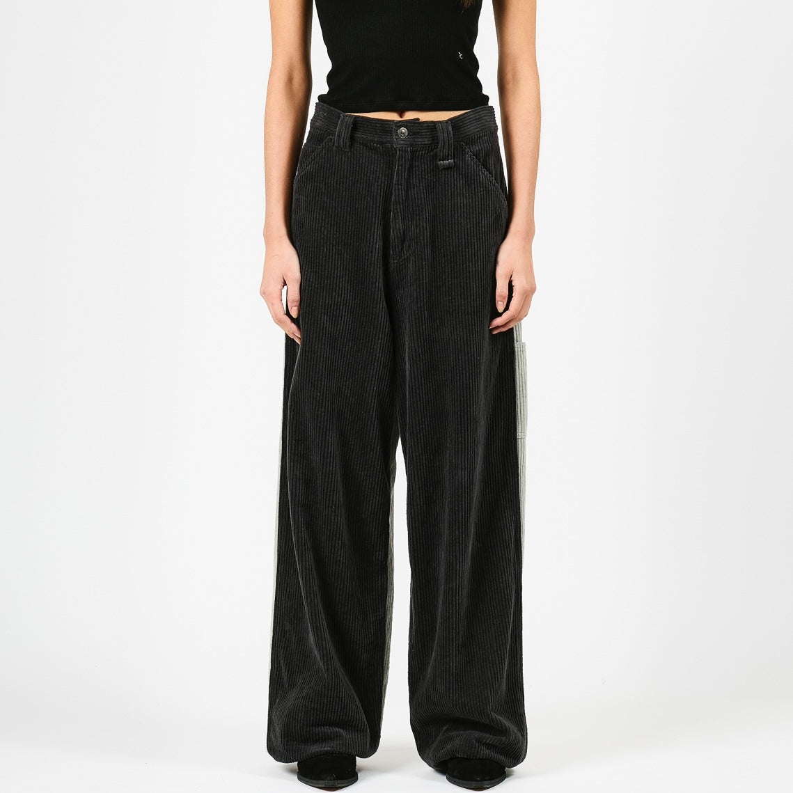 PANEL CORDUROY WORK PANTS