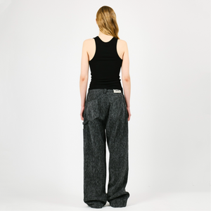 BLUSHED INDIGO DENIM PAINTER PT
