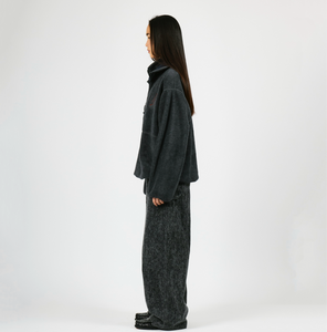 FLEECE W ZIP PULLOVER