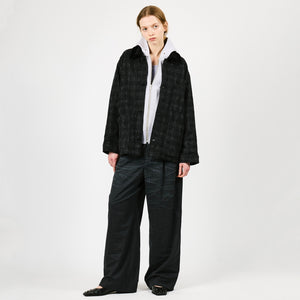 LACE CHECK COVERALL