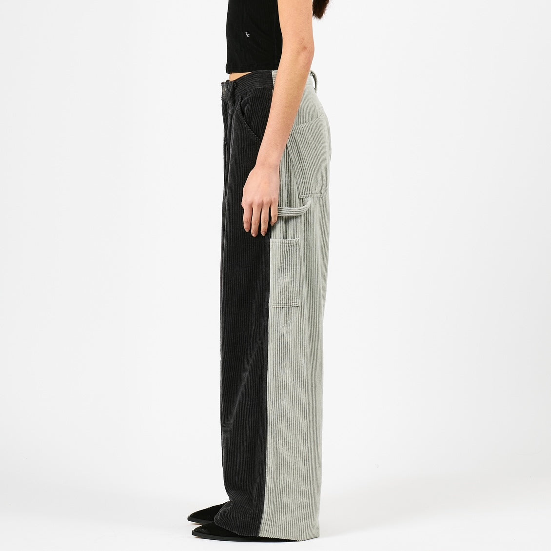 PANEL CORDUROY WORK PANTS