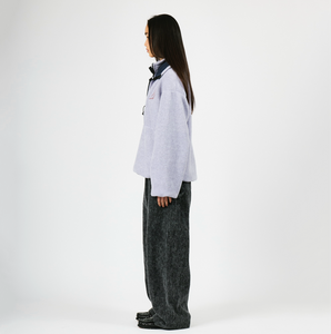 FLEECE W ZIP PULLOVER