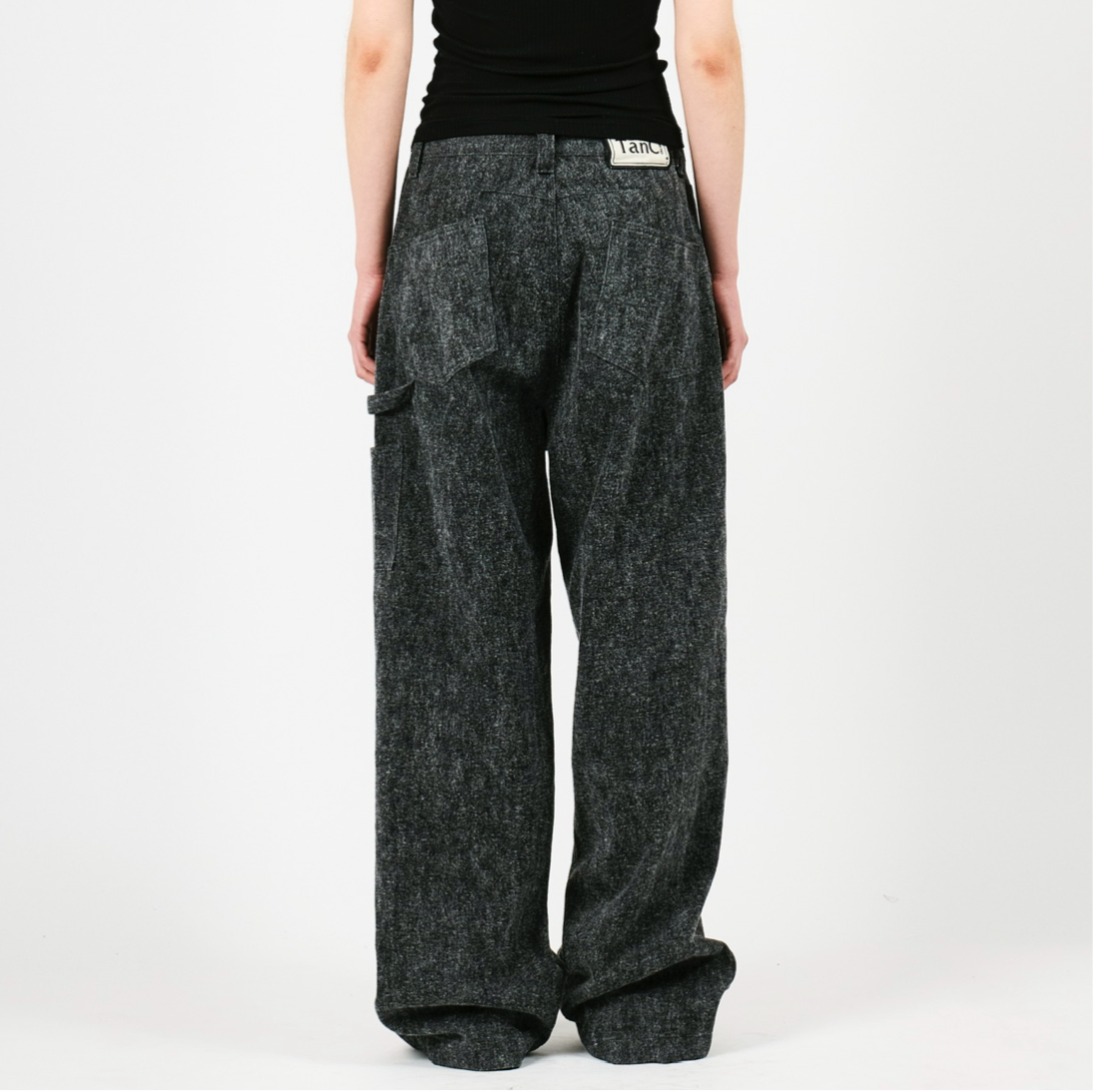 BLUSHED INDIGO DENIM PAINTER PT