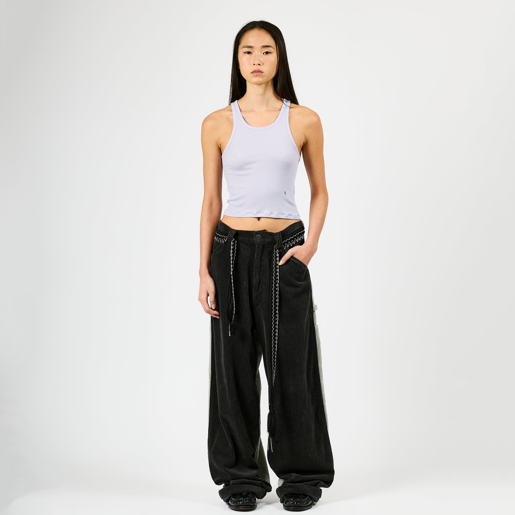 PANEL CORDUROY WORK PANTS