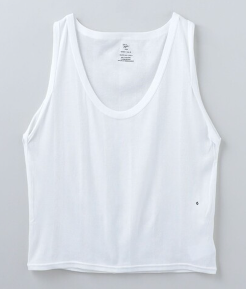 ＜Robert.P.Miller×Tanc TOKYO × 6(ROKU)＞SOLID SHEER TANK TOP/タンクトップ