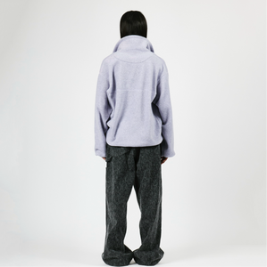 FLEECE W ZIP PULLOVER