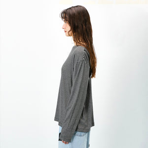STRIPE BACK BRA LONGSLEEVE