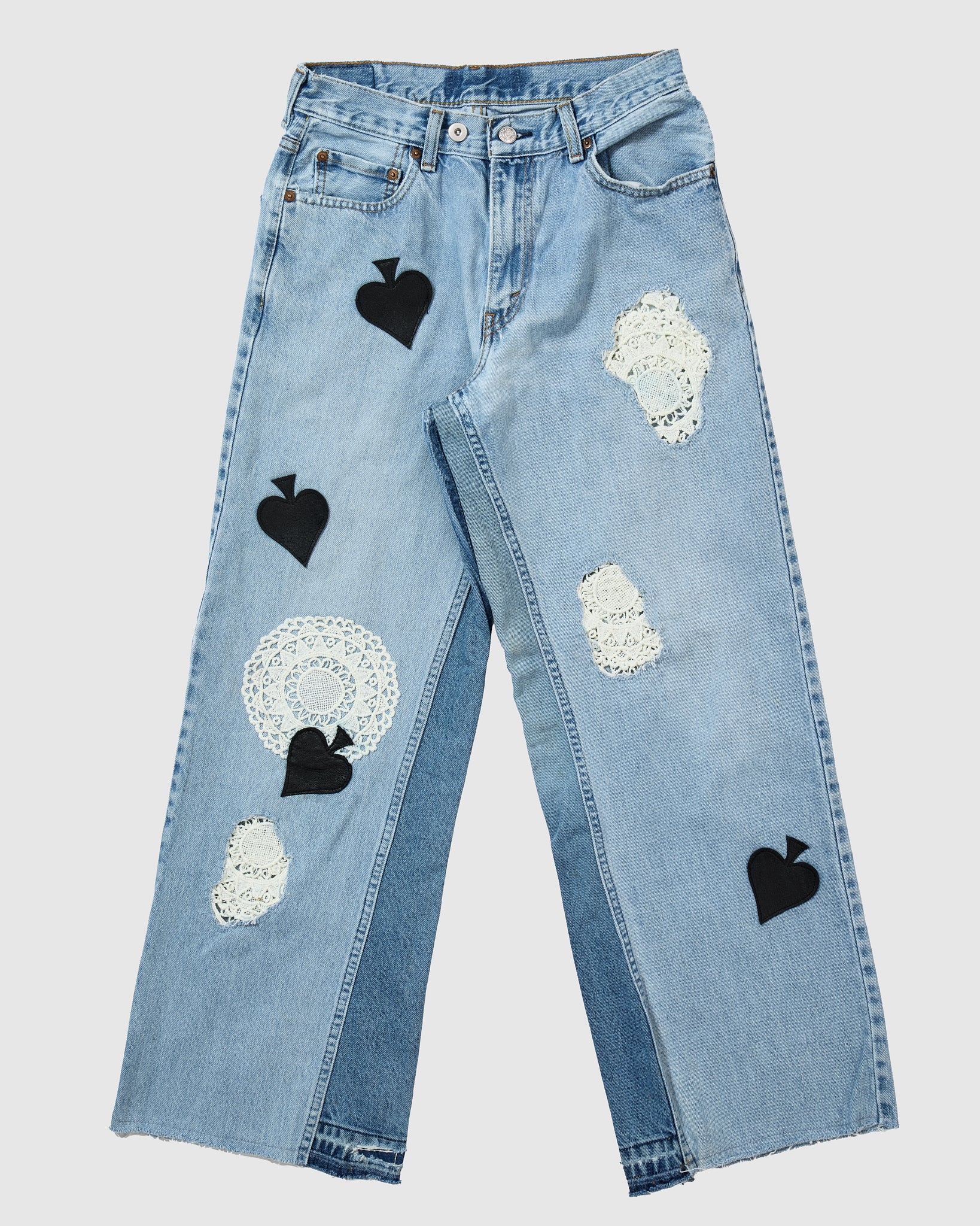 LACE PATCH BUGGY REMAKE DENIM 30inc-B – TanC TOKYO